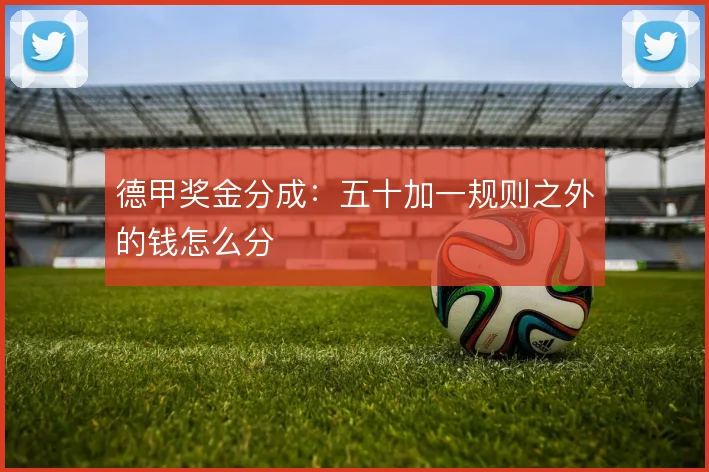 德甲奖金分成：五十加一规则之外的钱怎么分